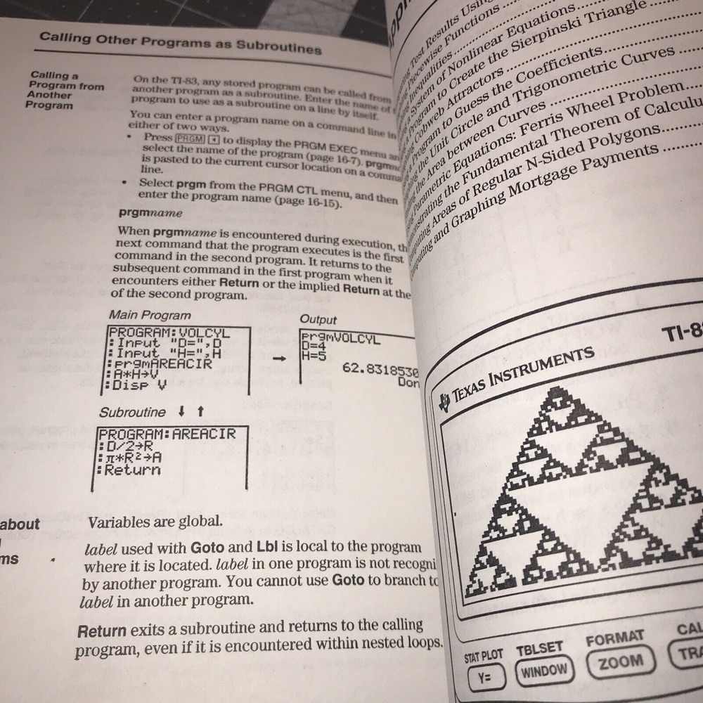 Texas Instruments TI-83 Graphing Calculator With Cover And Guide Book - Picture 10 of 11